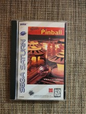 Hyper 3-D Pinball for Sega Saturn 1996 CIB w/Reg Card VG Condition Clean Disc