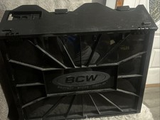 BCW Black Short Comic Bin-Holds 150 Comics Acid Free Stackable 1 Partition Case