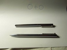 TIFFANY  CO Executive T-Clip Pens - Silver-Tone Stainless Monogrammed F.X.S.