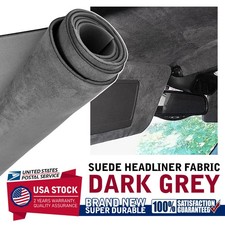 60" L 60" W Suede Headliner Fabric with Foam Backing Material For Car/Truck Roof