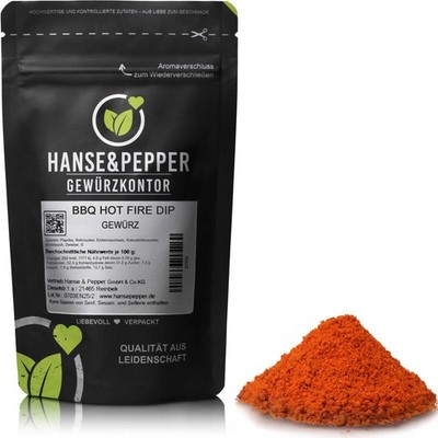 1kg BBQ hot fire Dip Gewürz Barbecue Dip Sauce extra scharf Gewürzzubereitung