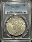 1922-S$1 PCGS MS62 Silver Peace Dollar