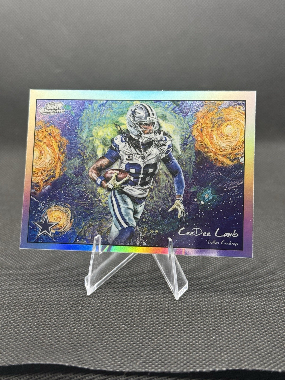 2025 Topps Chrome Cosmic #STN-18 CeeDee Lamb Stars In The Night