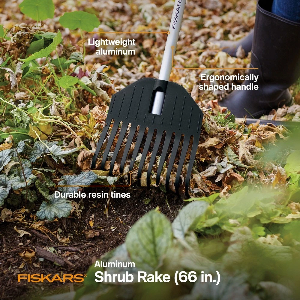 Fiskars Shrub and Garden Rake - Thumbnail 5