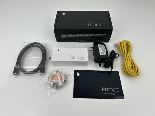 TiVo Bridge ECB6000, Coaxial to Ethernet Network-Network all Tivo in Minutes