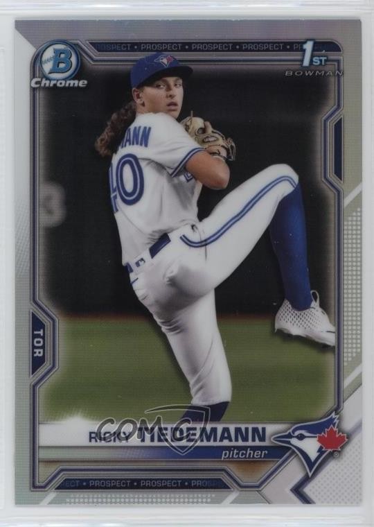 2021 Bowman Draft Chrome Refractor Ricky Tiedemann #BDC-89 11qz