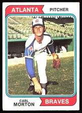 1974 Topps #244 Carl Morton