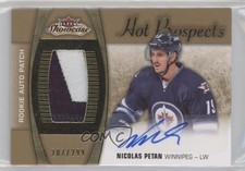 2015 Upper Deck Fleer Showcase Hot Prospects /299 Nicolas Petan Patch Auto 7i2