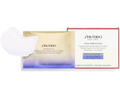 Shiseido Vital Perfection Uplifting and Firming Express Eye Mask, 12 x 2 Stück