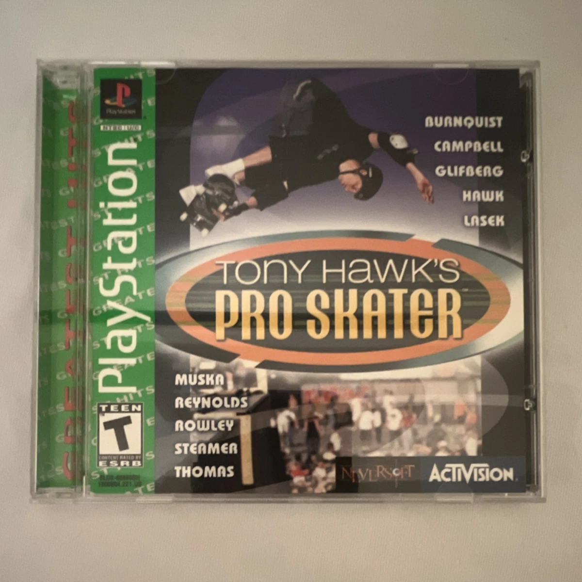 Jeu Tony Hawk's Skateboarding PlayStation 1 + Notice - Bon état - France