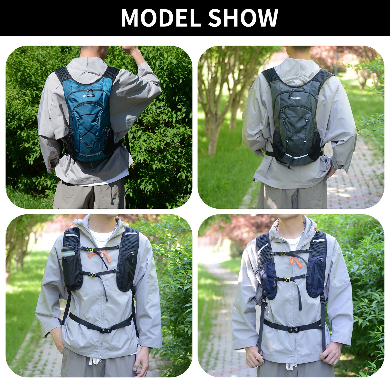 Hiking Backpack Waterproof Lightweight Travel Backpacks For Men Women Packable S