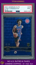 2021 Donruss Elite Rookie BLUE Aspiration #248 Cade Cunningham RC /99 PSA 9