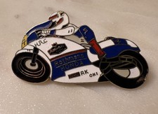 Vintage Pin Honda-Rennmotorrad Rothmans-Racer Mick Doohan Nr.4, 90er Jahre
