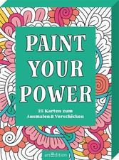 Paint your Power | Box | Deutsch (2026) | 25 Karten zum Ausmalen & Verschicken