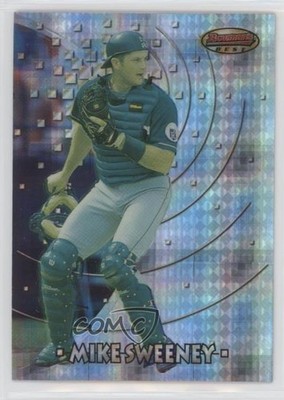 1997 Bowman's Best Atomic Refractor Mike Sweeney #192 a8r