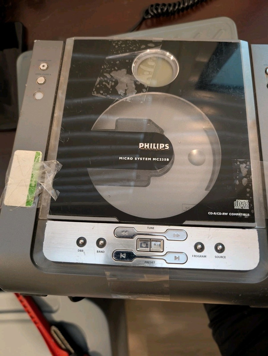 2009 Philips Micro System (MC235B) Music FM/AM CD Player No