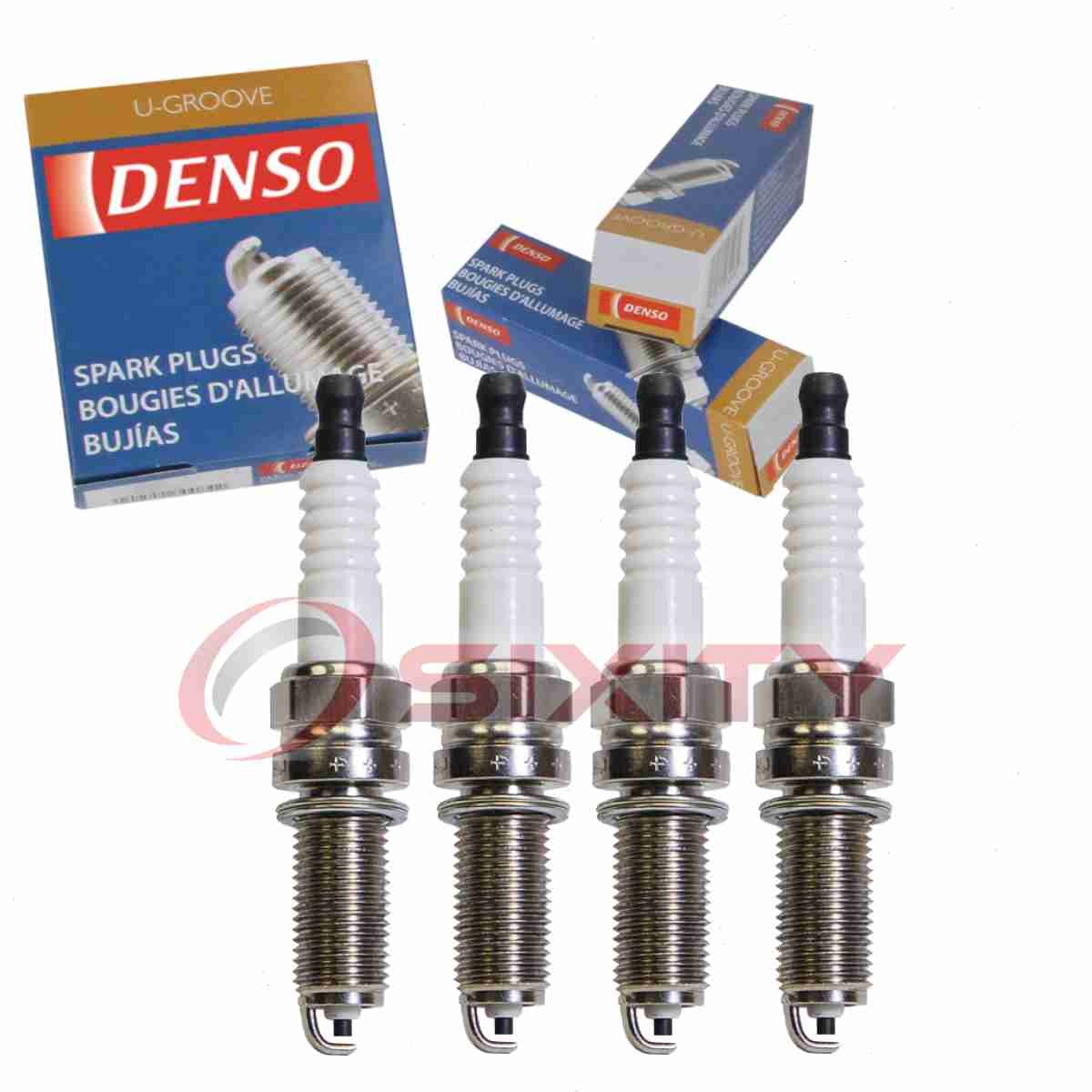 4 pc Denso Standard U-Groove Spark Plugs for 2016-2017 Kia Sorento 2.0L L4 ji