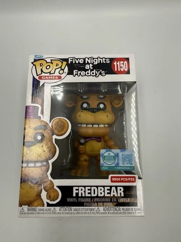 Funko Pop Five Nights at Freddy's Fredbear #1150 EE Exclusive LE 9500 IN HAND!!!