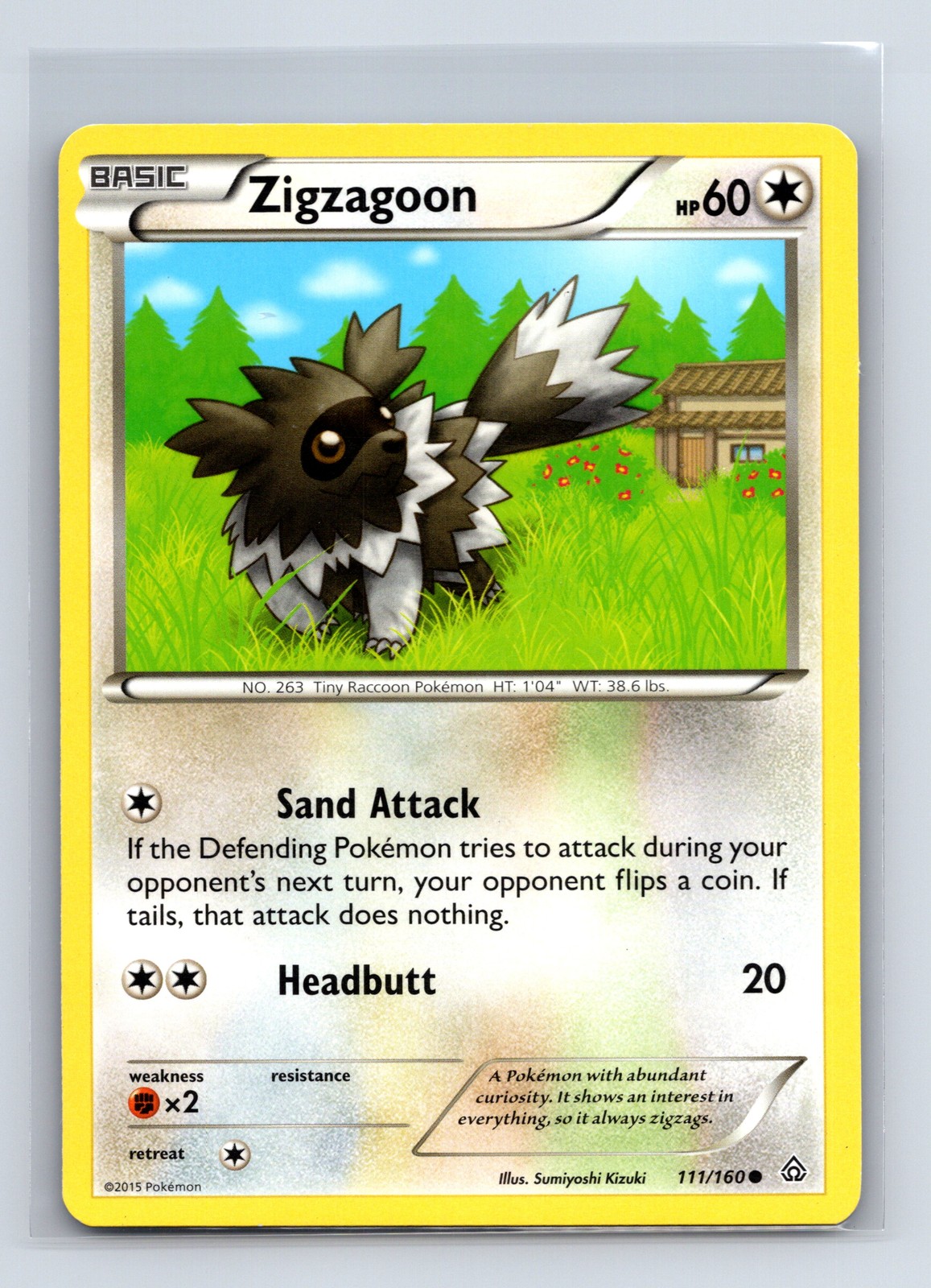 XY - Primal Clash #111/160 Zigzagoon