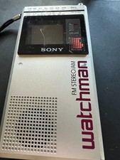 Vintage 1984 Sony Watchman TV Model FD-30A READ