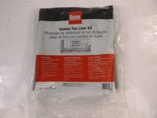 Oatey Shower Pan Liner Kit 41620 Solvent Weldable 5'x 6' w/ Corner Dams