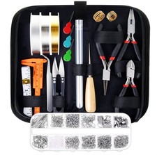 PAXCOO Jewelry Making Supplies Kit with Tools, Wires, Findings for Jewelry Repai
