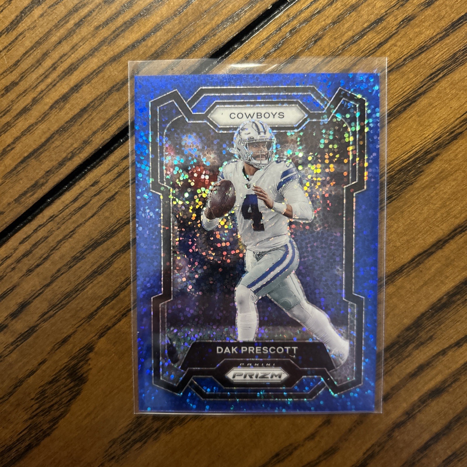 2023 Panini Prizm - Blue Sparkle Prizm #73 Dak Prescott /96 COWBOYS