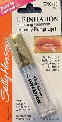 Sally Hansen Lip Inflation Plumping Treatment - 6690-15 Clear gloss -NIP