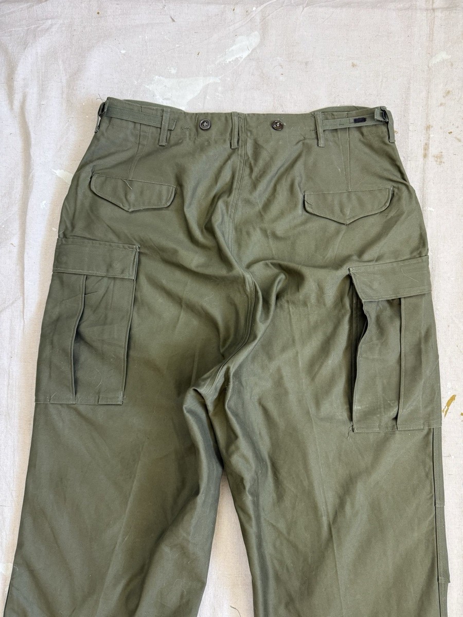 VTG 50s M-1951 Field Cargo Pants US Army M51 Trousers Wide Leg