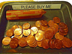 1995-P  LINCOLN CENT ROLL