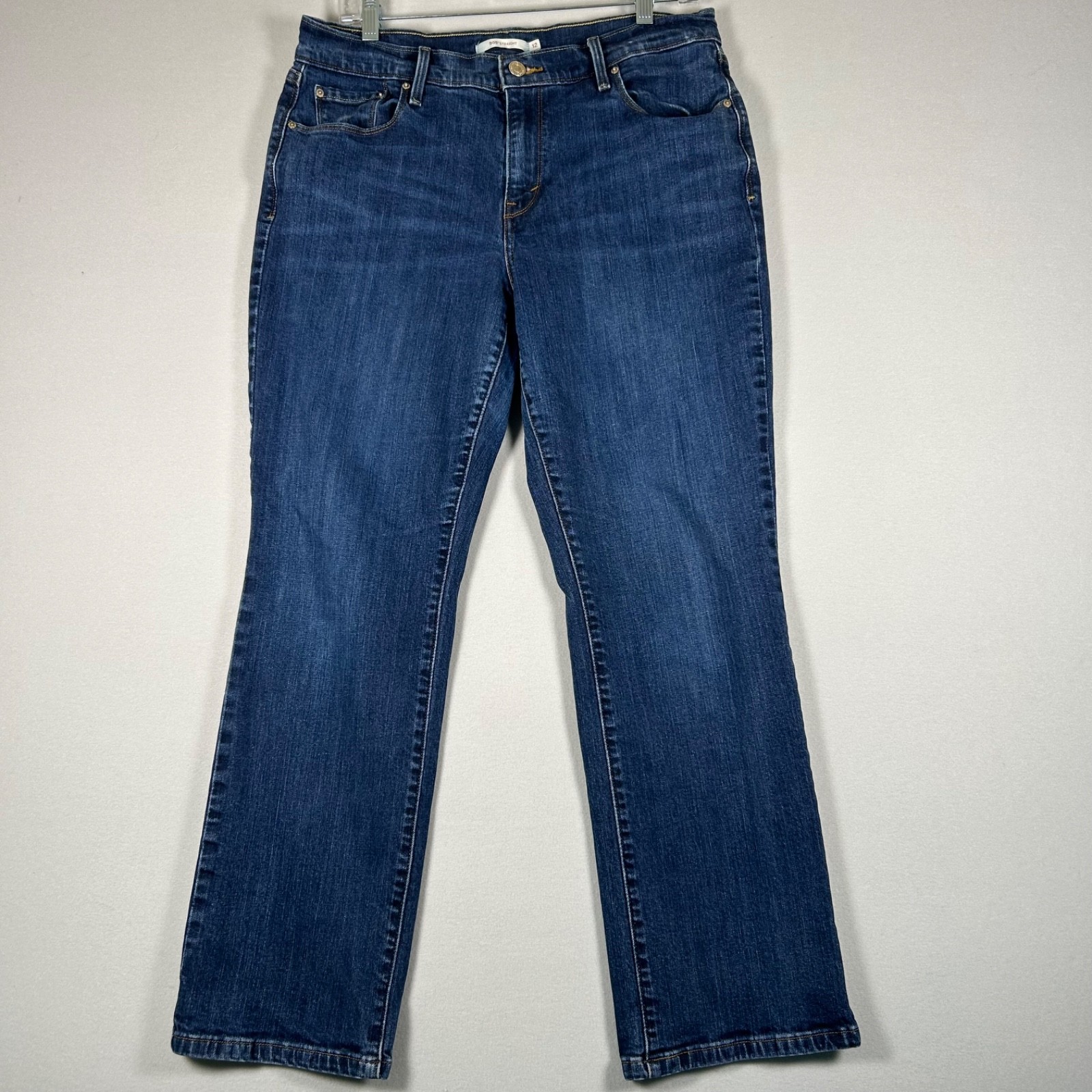 Levi’s 505 Straight Jeans Women’s Size 12 Medium Wash Classic Fit