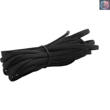 3.5m x 3mm Black Nylon Expandable Cable Sleeving - Self-Adhesive Protector