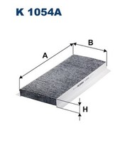 Innenraumfilter FILTRON K 1054A Aktivkohlefilter für TRANSIT FORD DBW FOCUS DAW