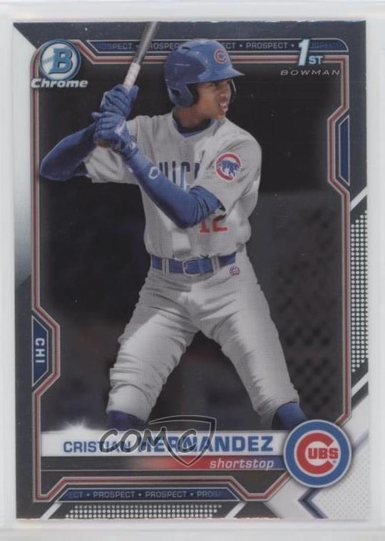 2021 Bowman Chrome Prospects Cristian Hernandez #BCP-171 0g27