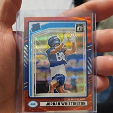 2024 Donruss Optic Preview Red Wave Rated Rookie Jordan Whittington #352