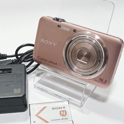 Sony Cyber-shot DSC-WX7 Pink 16.2MP Digital Camera Tested w/ Battery Charger