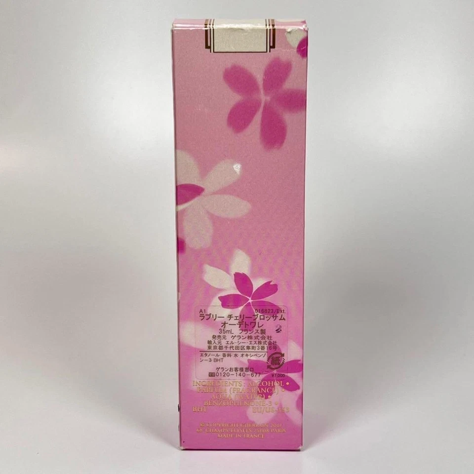 GUERLAIN LOVELY CHERRY BLOSSOM DESCONTINUADO Eau de Toilette 35ml 1,2 oz Novo na caixa JPN - Imagem 3 de 4