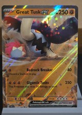 Great Tusk ex 123/198 SV01: Scarlet & Violet Base Set Holo