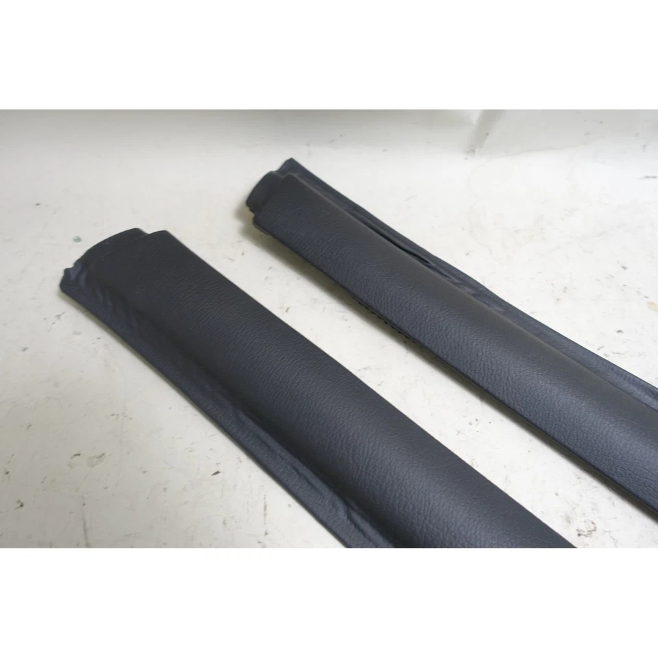 Par de molduras de pilar delantero negro antracita OEM 84-93 BMW E30 serie 3 dañado OEM Foto 3 de 4