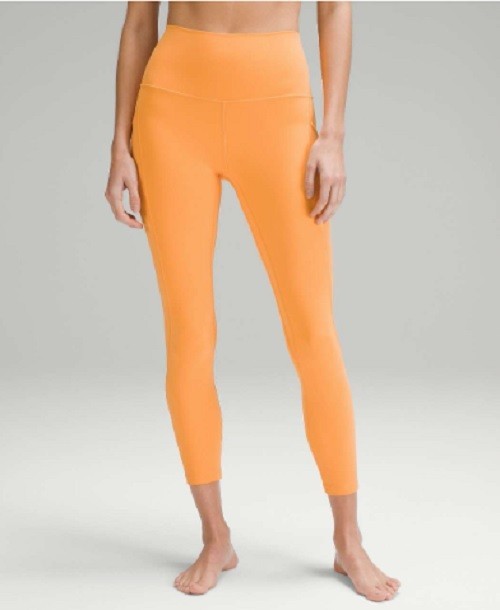 Lululemon Align Pant 25" Pockets HR Mango Dream Women Size 10 NWT