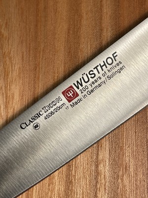Wüsthof Schinkenmesser 20 cm Classic Ikon Carving Knife 4506 20 Solingen 8 Inch