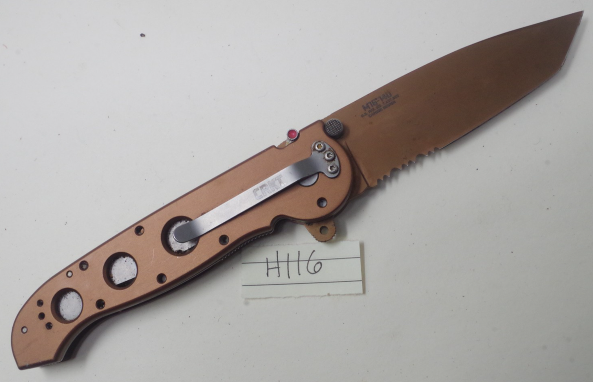 CRKT Columbia River M16-14D Model Pocket Knife Tanto Combo-Edge