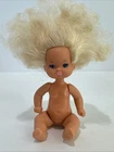 Vtg Mattel Barbie Heart Family Toddler Girl Baby Doll Blonde Hair Blue Eyes Nude