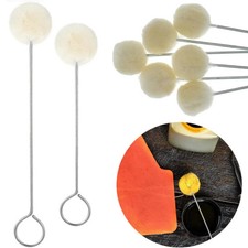 10/30pcs Leather Wool Dauber Brush Dye Applicator Painting Craft Tool