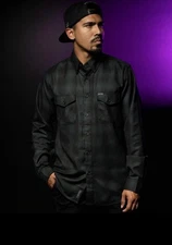 New Men's Dixxon Black Forest Flannel- Size Large  BRAND NEW SOLD OUT!