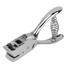 Handheld Hole Slot Puncher Card Oval Hole Puncher Tool Single Hole Punch Part.