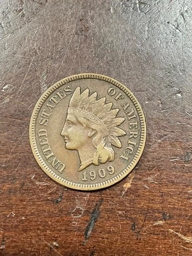 1909 S INDIAN HEAD CENT SCARCE KEY DATE CHOICE VF