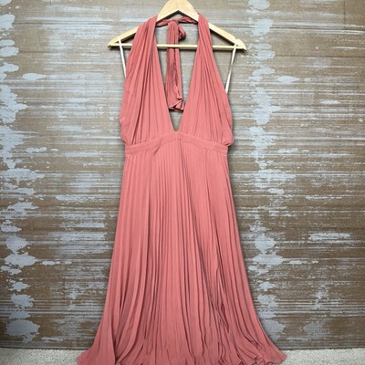 Ali & Jay NWT Soho House Midi Dress Peach Cocktail Preppy Formal Womens M