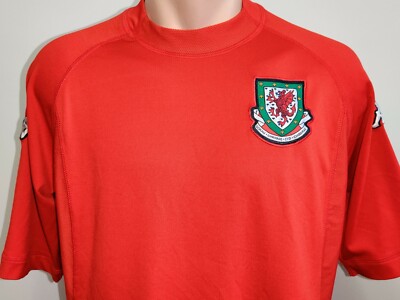 Maillot Domicile Football Pays De Galles 2000-2002 XXL - Kappa Cymru - Neuf (Détails)