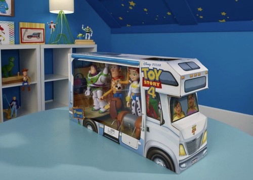 Toy Story 4 - RV FRIENDS 6 FIGURE PACK: Forky, Jessie, Buzz, Woody, Rex ...